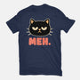 Meh Cat-Womens-Fitted-Tee-fanfreak1
