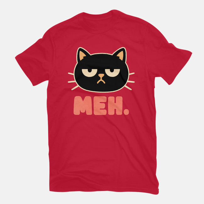 Meh Cat-Womens-Fitted-Tee-fanfreak1