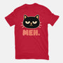 Meh Cat-Womens-Fitted-Tee-fanfreak1