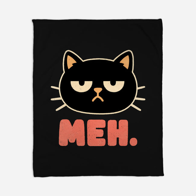 Meh Cat-None-Fleece-Blanket-fanfreak1