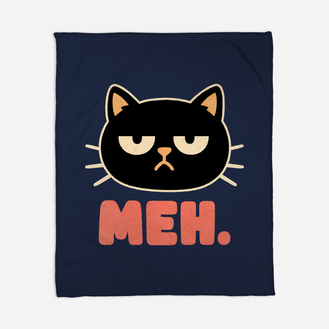 Meh Cat-None-Fleece-Blanket-fanfreak1