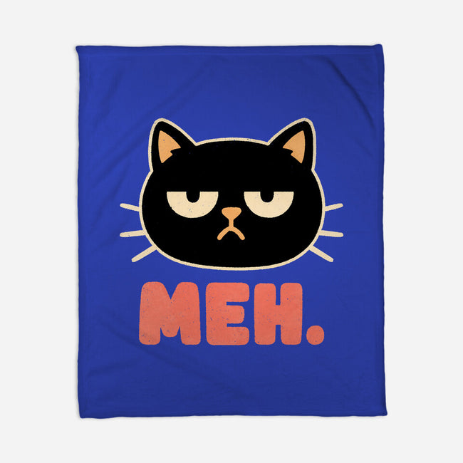 Meh Cat-None-Fleece-Blanket-fanfreak1