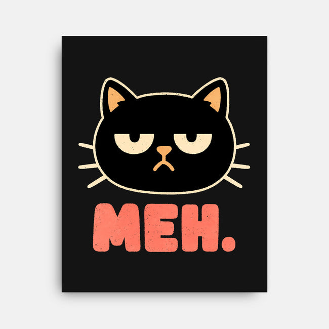 Meh Cat-None-Stretched-Canvas-fanfreak1