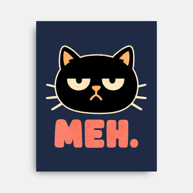 Meh Cat-None-Stretched-Canvas-fanfreak1