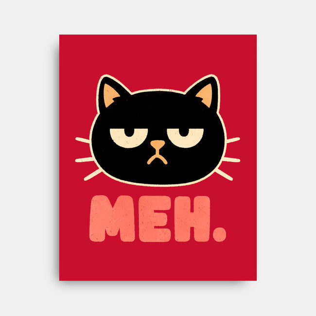Meh Cat-None-Stretched-Canvas-fanfreak1