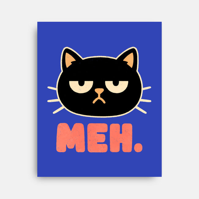 Meh Cat-None-Stretched-Canvas-fanfreak1