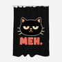 Meh Cat-None-Polyester-Shower Curtain-fanfreak1