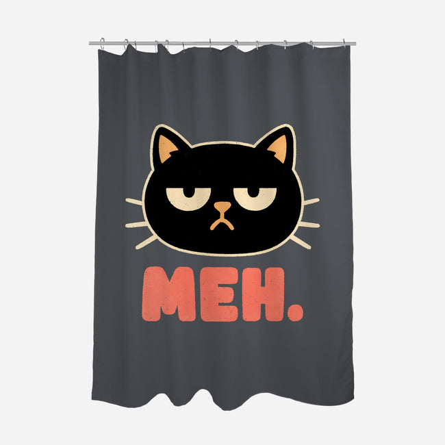 Meh Cat-None-Polyester-Shower Curtain-fanfreak1