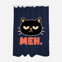Meh Cat-None-Polyester-Shower Curtain-fanfreak1