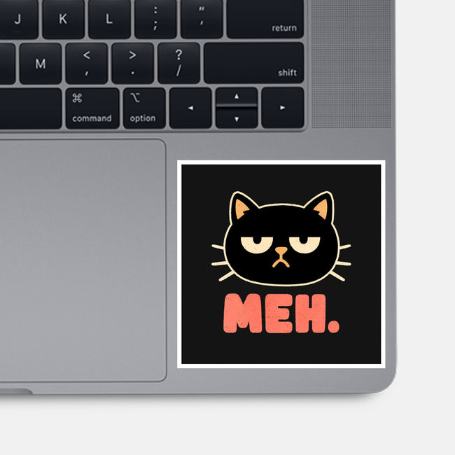 Meh Cat-None-Glossy-Sticker-fanfreak1