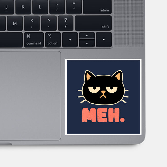 Meh Cat-None-Glossy-Sticker-fanfreak1