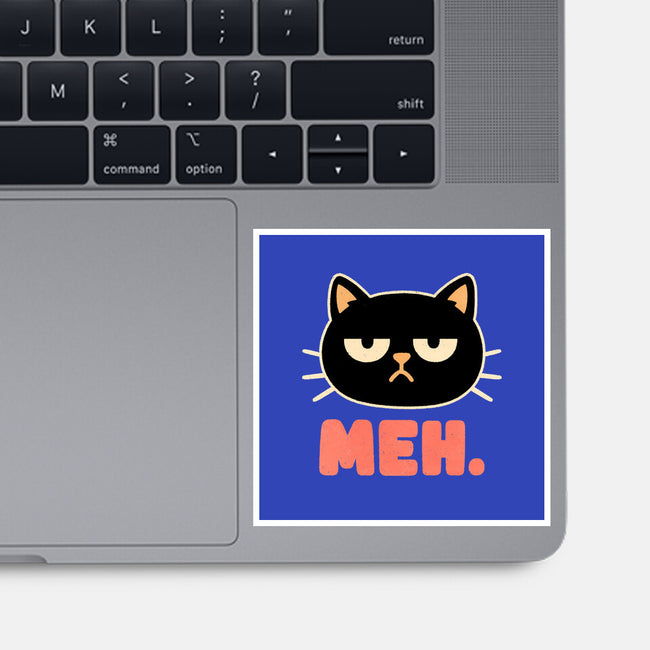 Meh Cat-None-Glossy-Sticker-fanfreak1