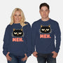 Meh Cat-Unisex-Crew Neck-Sweatshirt-fanfreak1