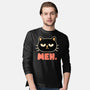 Meh Cat-Mens-Long Sleeved-Tee-fanfreak1