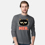 Meh Cat-Mens-Long Sleeved-Tee-fanfreak1