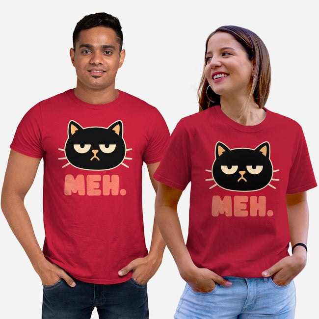 Meh Cat-Unisex-Basic-Tee-fanfreak1