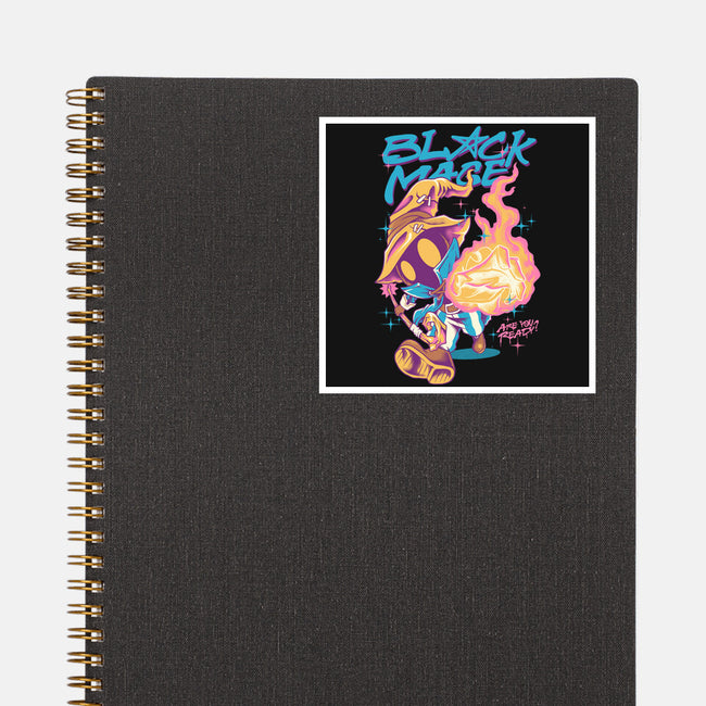 Darkness Mage Fire-None-Glossy-Sticker-spoilerinc