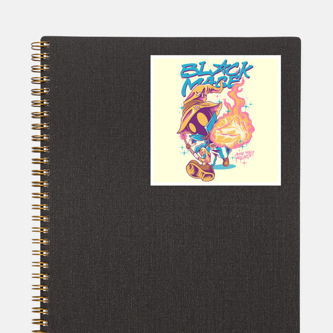 Darkness Mage Fire-None-Glossy-Sticker-spoilerinc