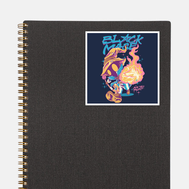 Darkness Mage Fire-None-Glossy-Sticker-spoilerinc