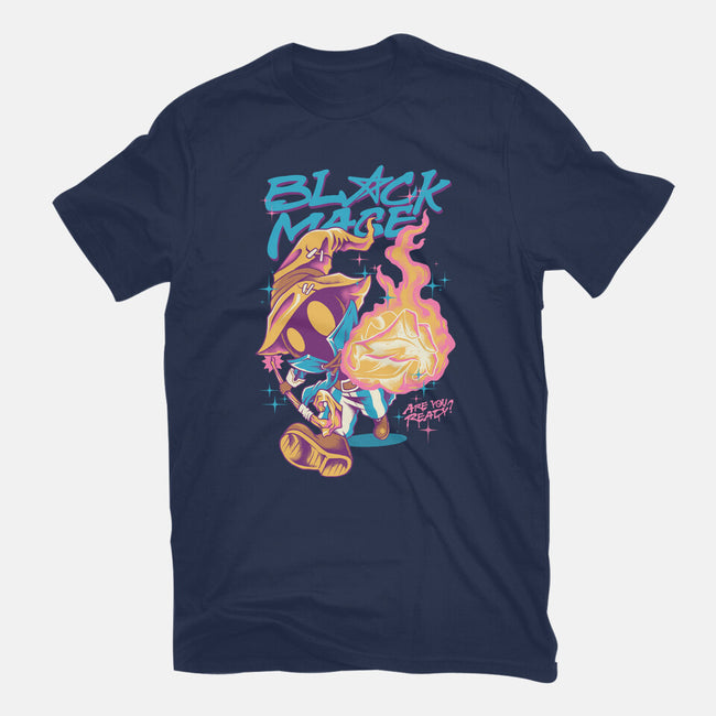 Darkness Mage Fire-Womens-Fitted-Tee-spoilerinc