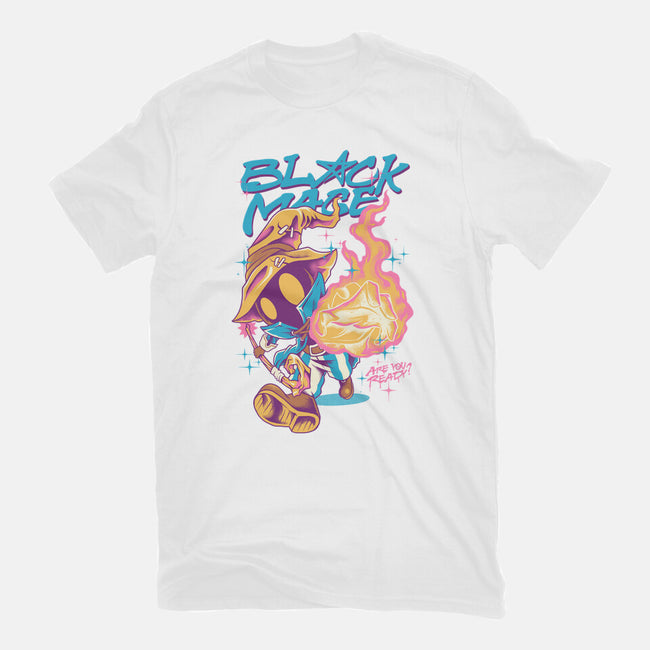 Darkness Mage Fire-Womens-Fitted-Tee-spoilerinc