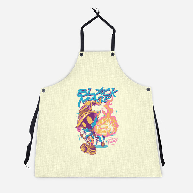 Darkness Mage Fire-Unisex-Kitchen-Apron-spoilerinc