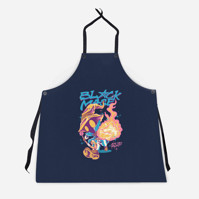 Darkness Mage Fire-Unisex-Kitchen-Apron-spoilerinc