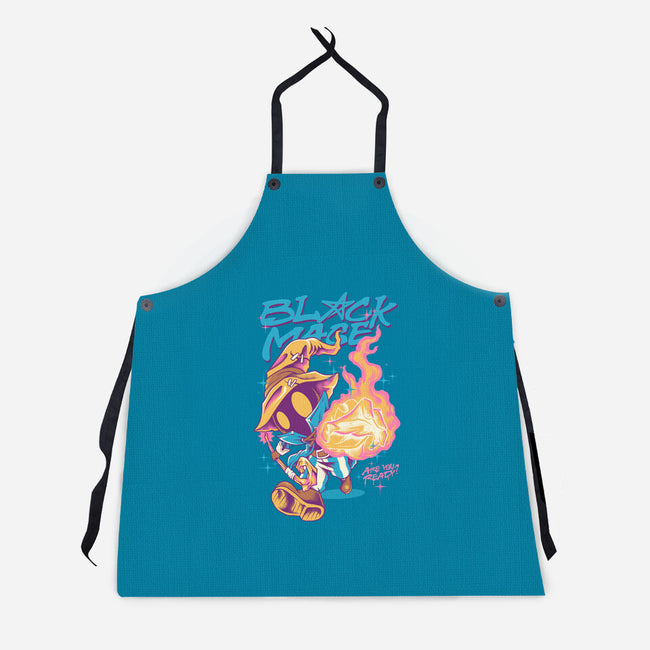 Darkness Mage Fire-Unisex-Kitchen-Apron-spoilerinc