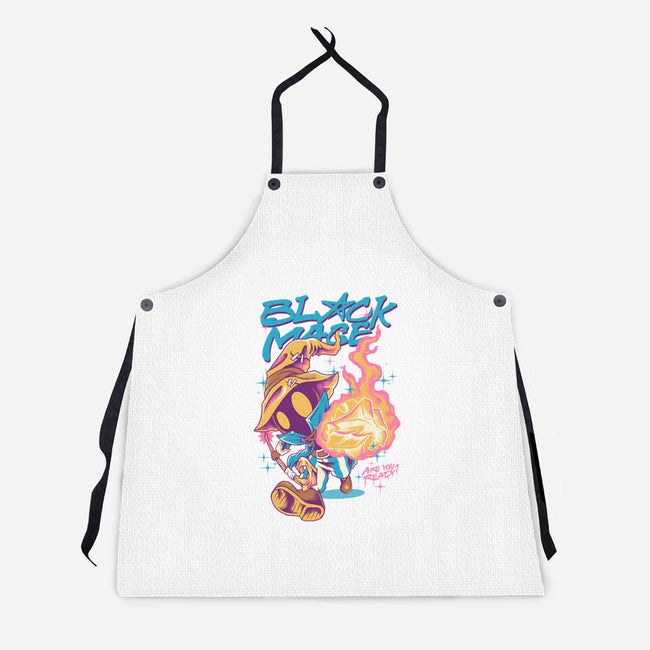 Darkness Mage Fire-Unisex-Kitchen-Apron-spoilerinc