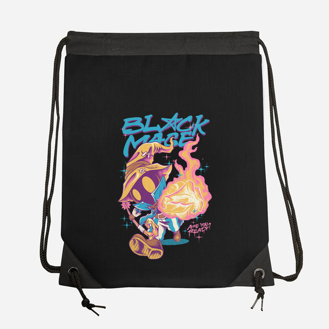 Darkness Mage Fire-None-Drawstring-Bag-spoilerinc