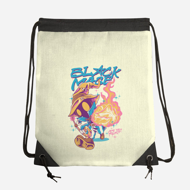 Darkness Mage Fire-None-Drawstring-Bag-spoilerinc