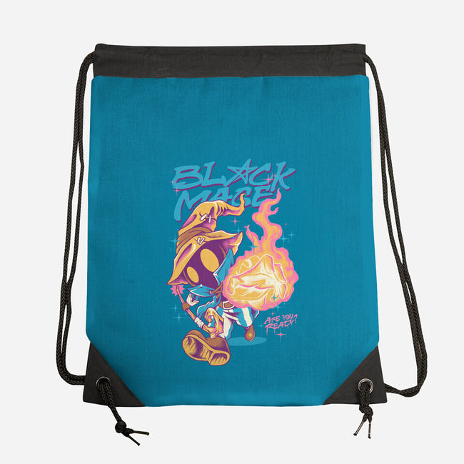 Darkness Mage Fire-None-Drawstring-Bag-spoilerinc
