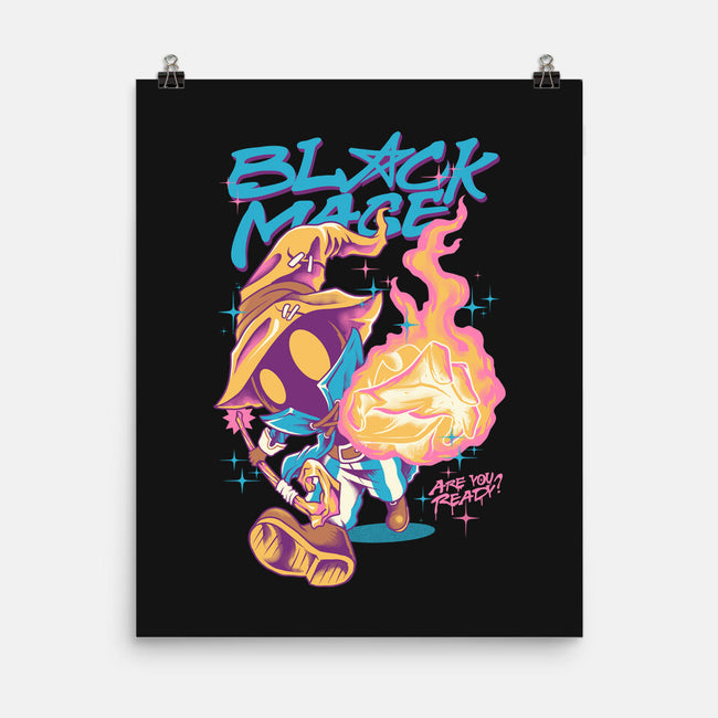 Darkness Mage Fire-None-Matte-Poster-spoilerinc