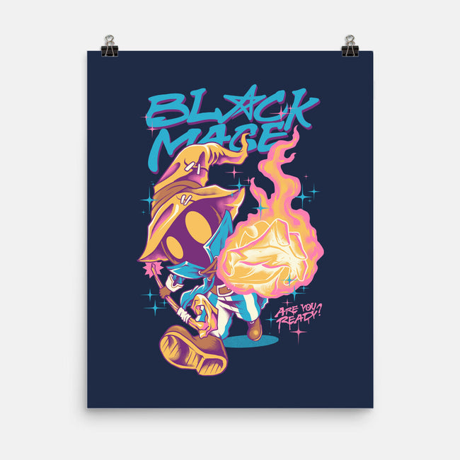 Darkness Mage Fire-None-Matte-Poster-spoilerinc