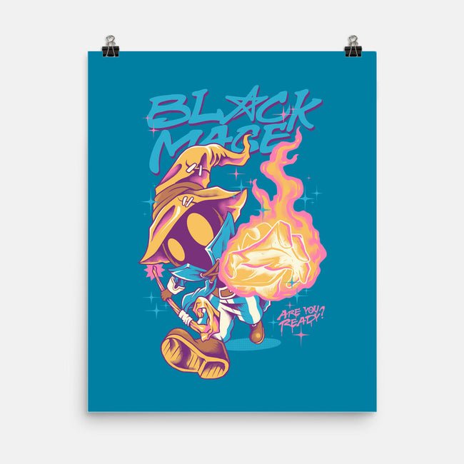 Darkness Mage Fire-None-Matte-Poster-spoilerinc