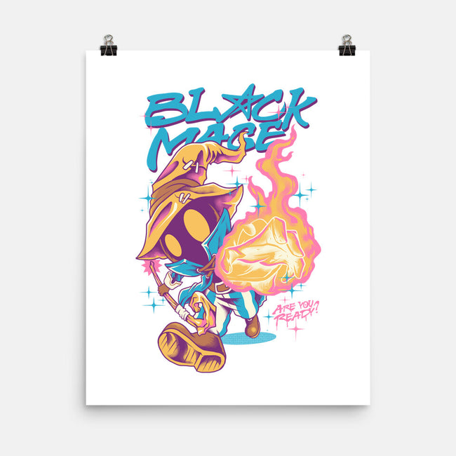 Darkness Mage Fire-None-Matte-Poster-spoilerinc