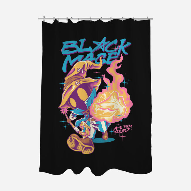 Darkness Mage Fire-None-Polyester-Shower Curtain-spoilerinc