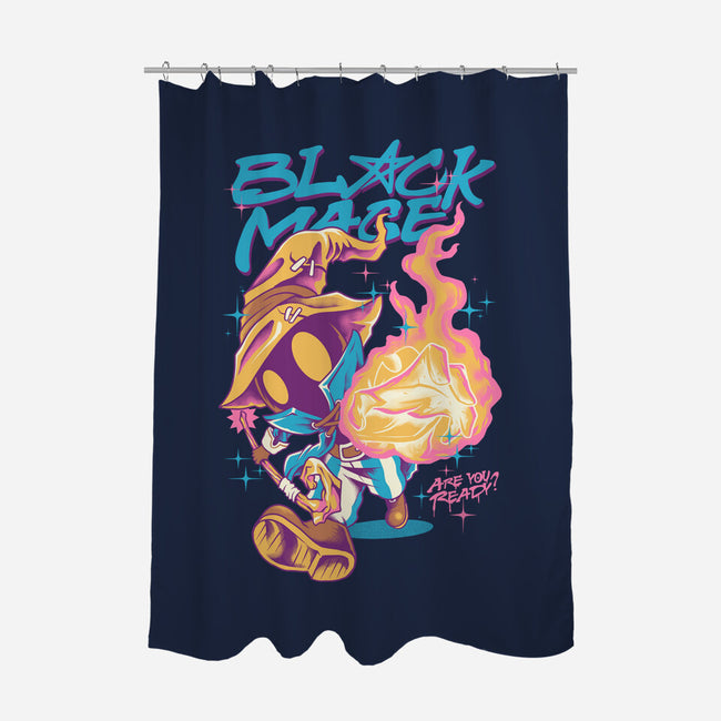 Darkness Mage Fire-None-Polyester-Shower Curtain-spoilerinc