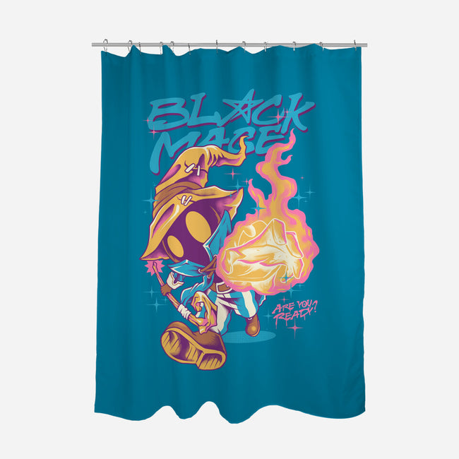 Darkness Mage Fire-None-Polyester-Shower Curtain-spoilerinc