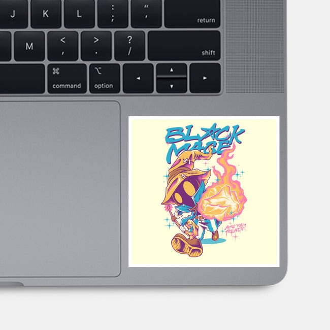 Darkness Mage Fire-None-Glossy-Sticker-spoilerinc