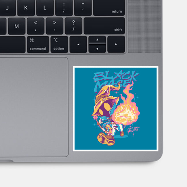 Darkness Mage Fire-None-Glossy-Sticker-spoilerinc