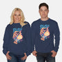 Darkness Mage Fire-Unisex-Crew Neck-Sweatshirt-spoilerinc