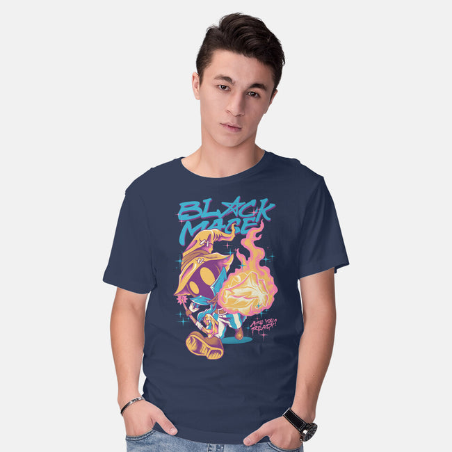 Darkness Mage Fire-Mens-Basic-Tee-spoilerinc