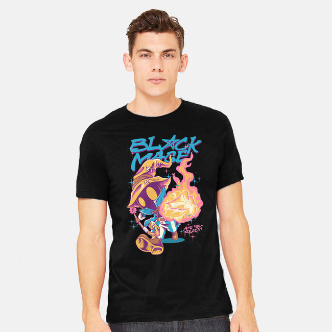 Darkness Mage Fire-Mens-Heavyweight-Tee-spoilerinc