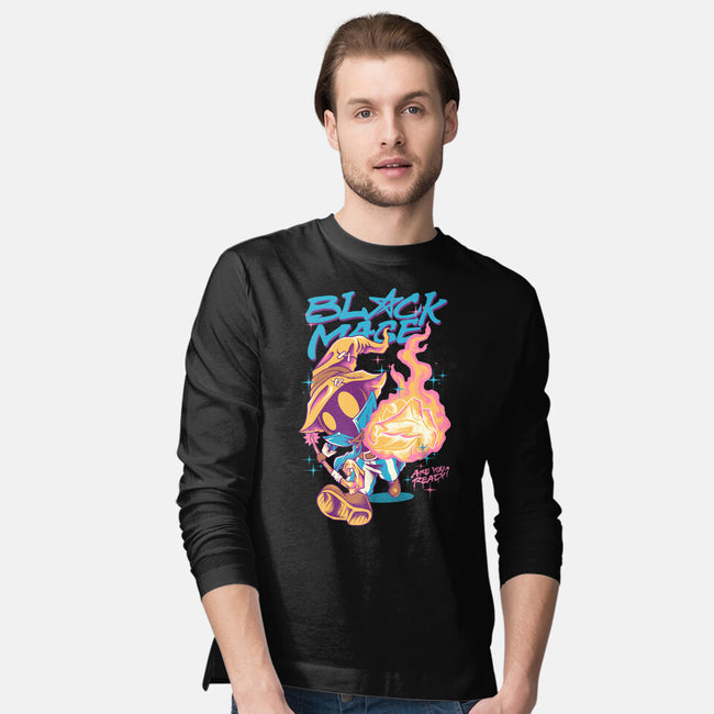 Darkness Mage Fire-Mens-Long Sleeved-Tee-spoilerinc