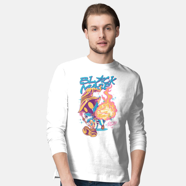 Darkness Mage Fire-Mens-Long Sleeved-Tee-spoilerinc