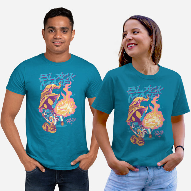 Darkness Mage Fire-Unisex-Basic-Tee-spoilerinc
