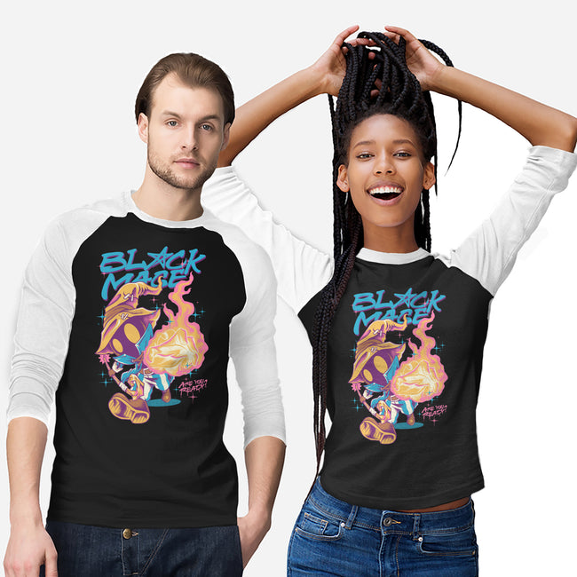 Darkness Mage Fire-Unisex-Baseball-Tee-spoilerinc