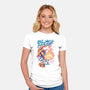 Darkness Mage Fire-Womens-Fitted-Tee-spoilerinc