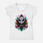 Beautiful Trick-Womens-V-Neck-Tee-spoilerinc